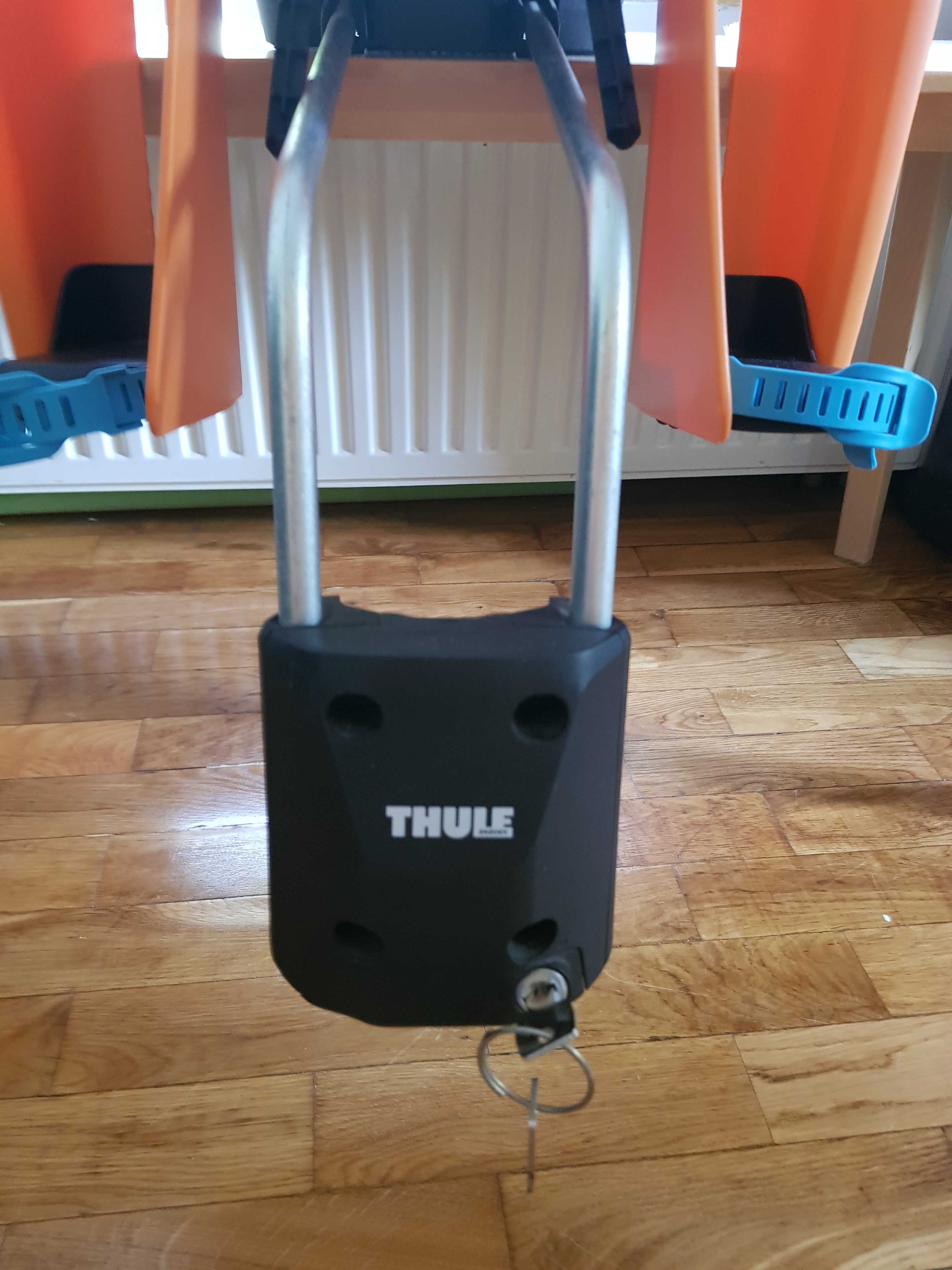 Thule fotelik rowerowy pomarańczk jak nowy  nowy