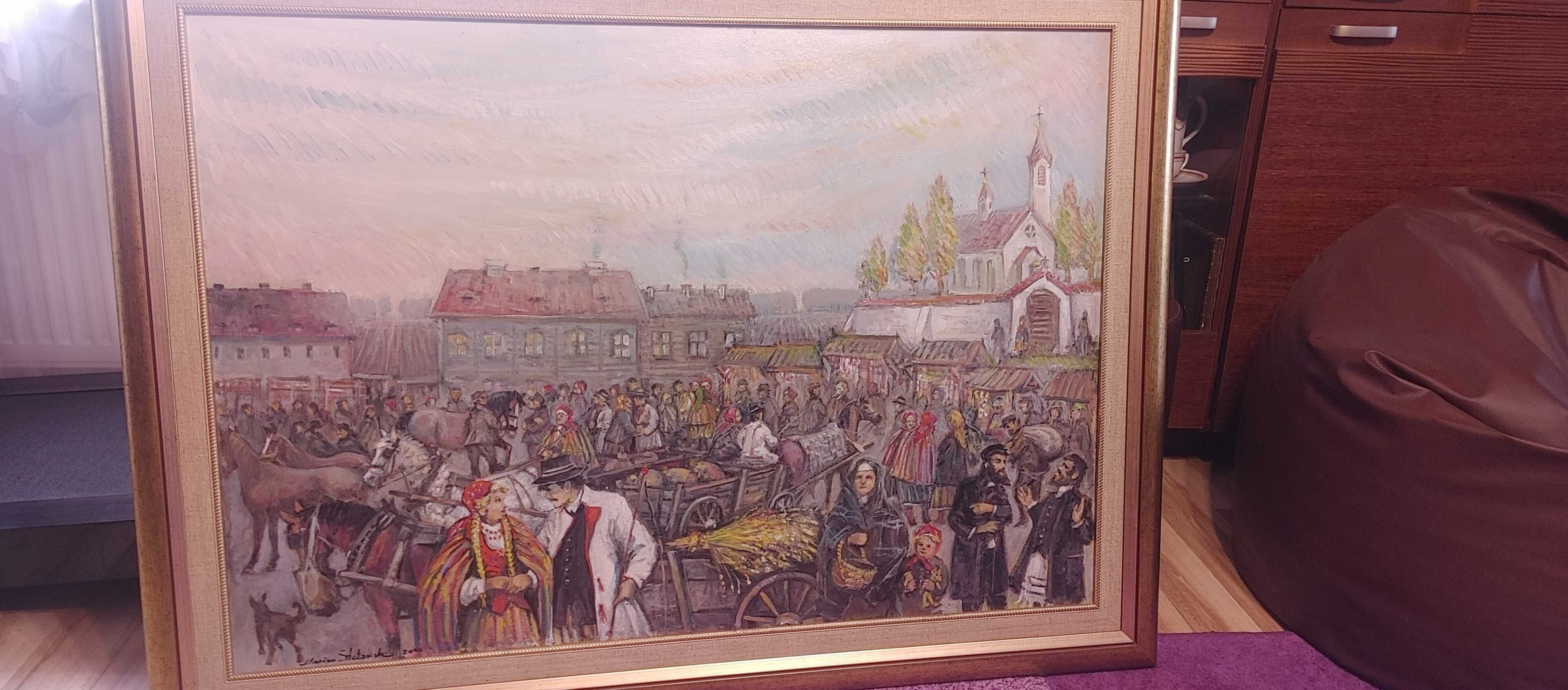 Obraz olejny sygnowany Marian Stefański