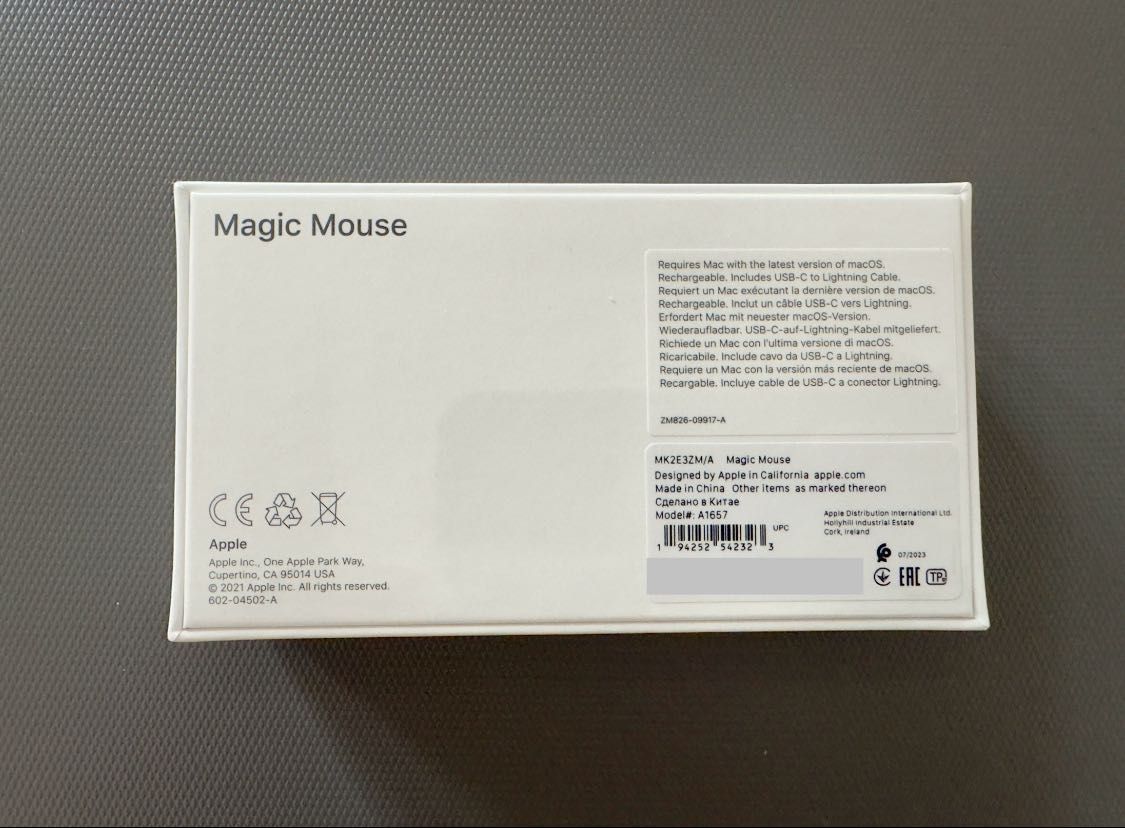 Apple Magic Mouse Branco, Novo, Lacrado