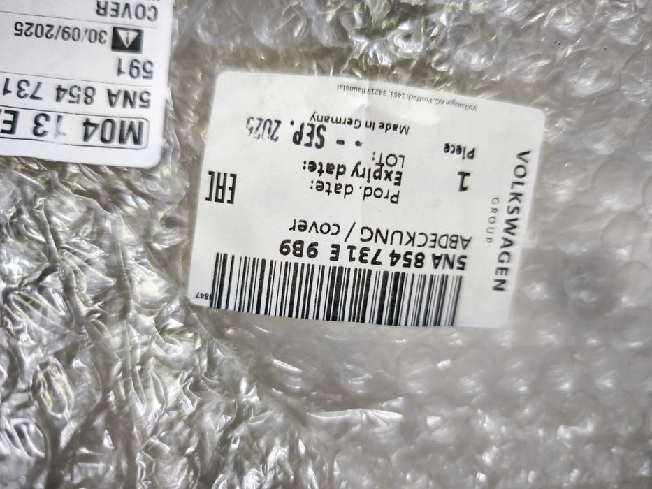 Listwa błotnika nakładka lewy przód VW Tiguan II 5NA 16- NOWA OE