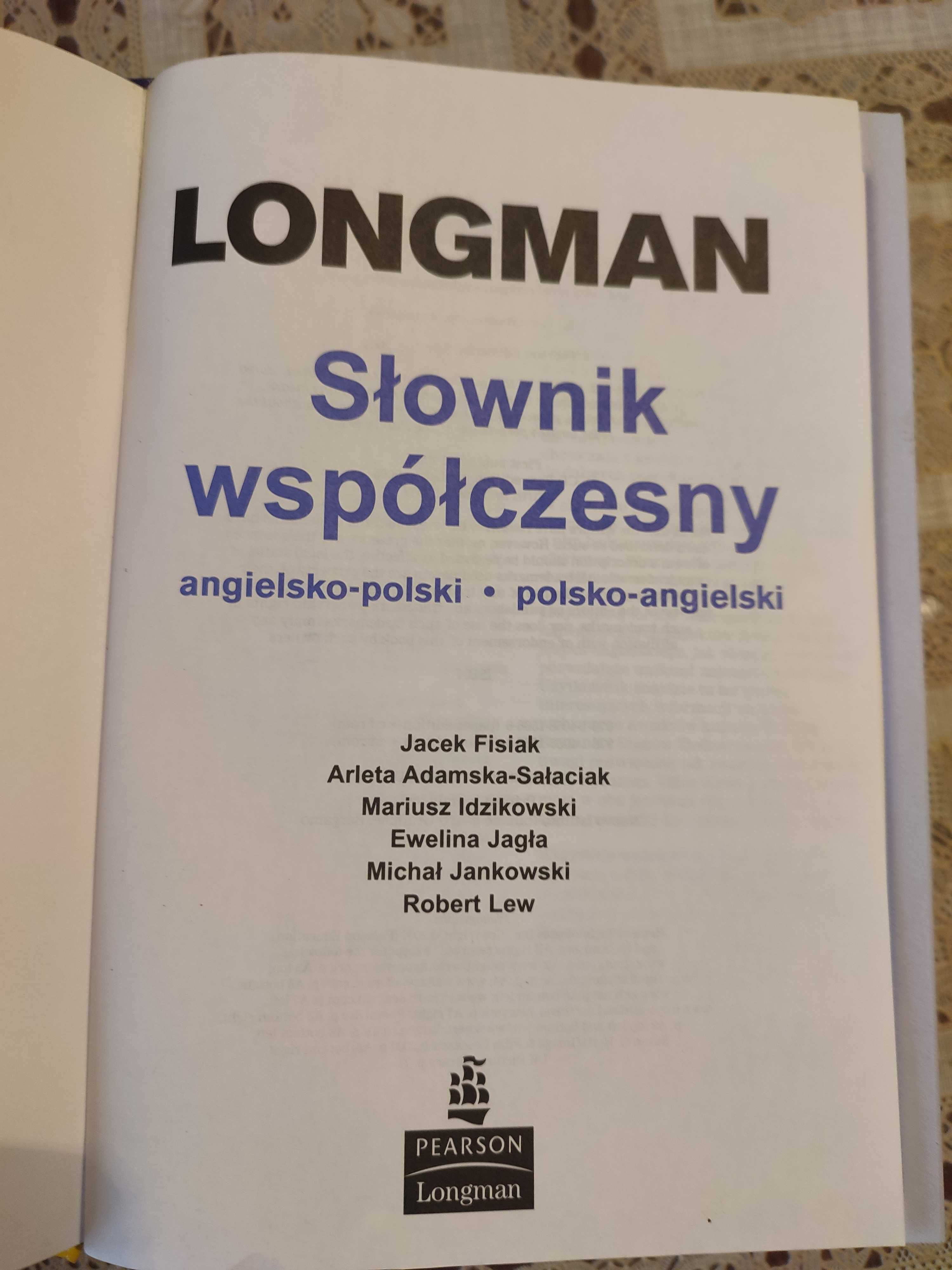 Słownik Longman angielsko polski / polsko angielski.