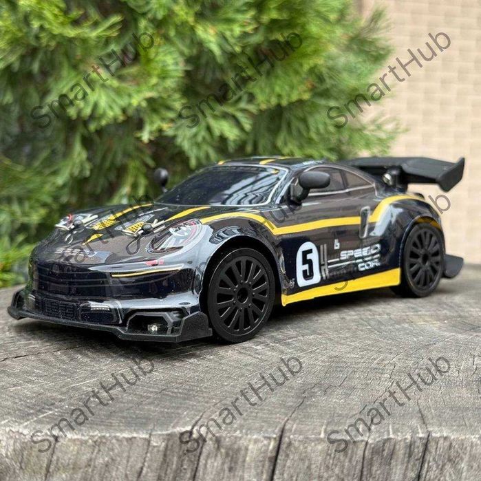 Дрифт машинка на радіокеруванні Porsche Nitro чорна, Порш на пульті