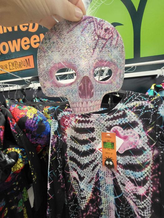 Костюм Гламурний Скелетик на Хелловін Новий рік для дівчинки 122-128см