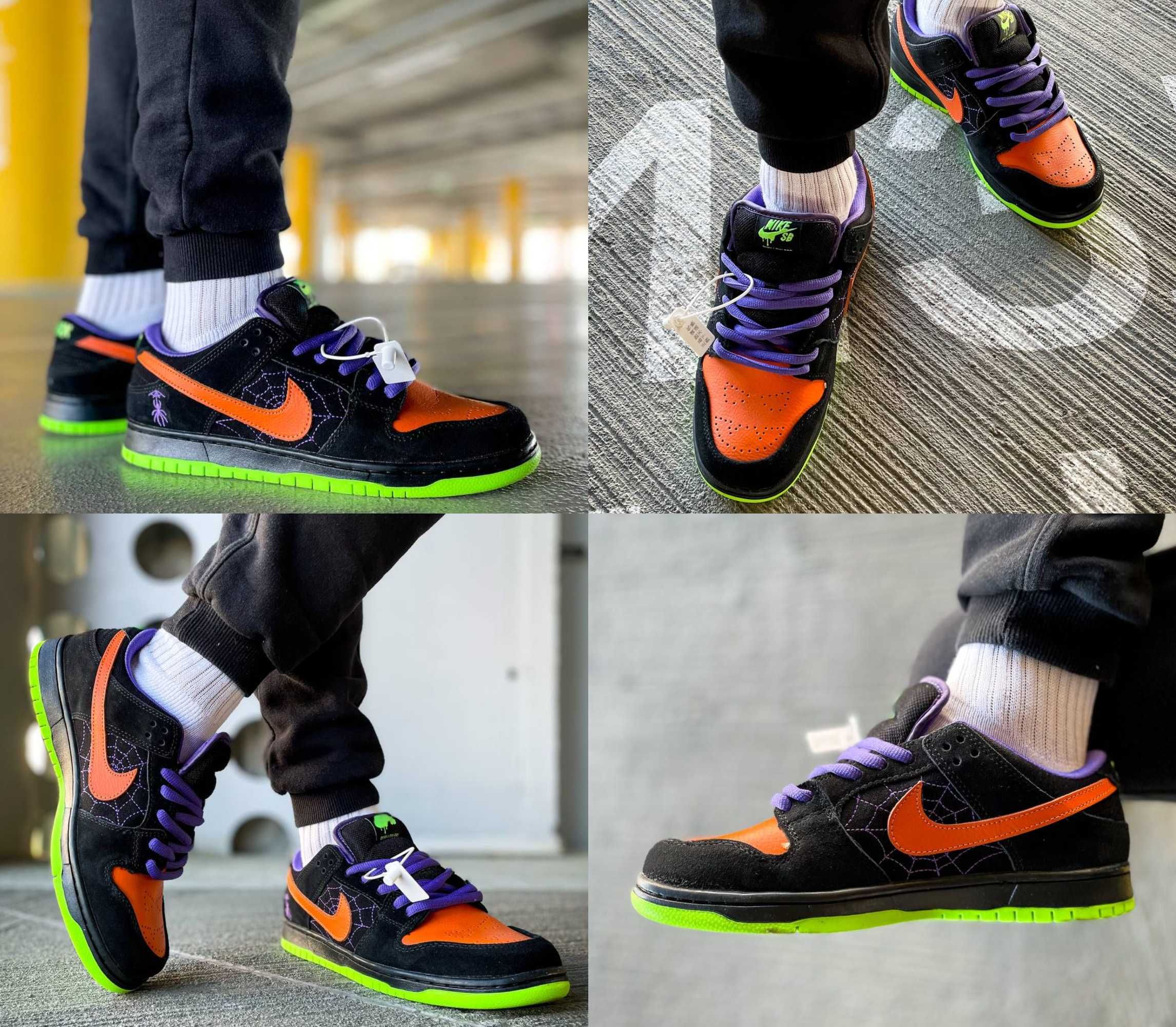 Кроссовки Nike SB Dunk Low Night of Mischief Halloween 36-45 Хит Осени