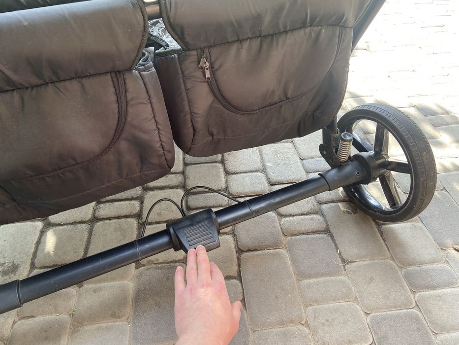 Коляска 2в 1 для двійні Angelina Dyo smart