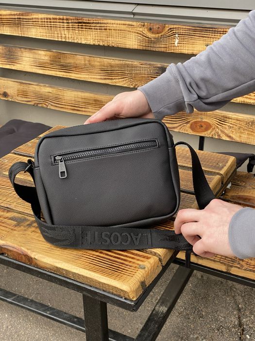 Чоловіча сумка Lacoste мужская сумка мессенджер барсетка через плечо
