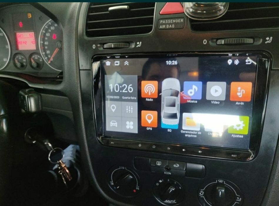 Radio 2 DIN Android + carplay VW / Golf / Passat / Polo / Seat / Skoda