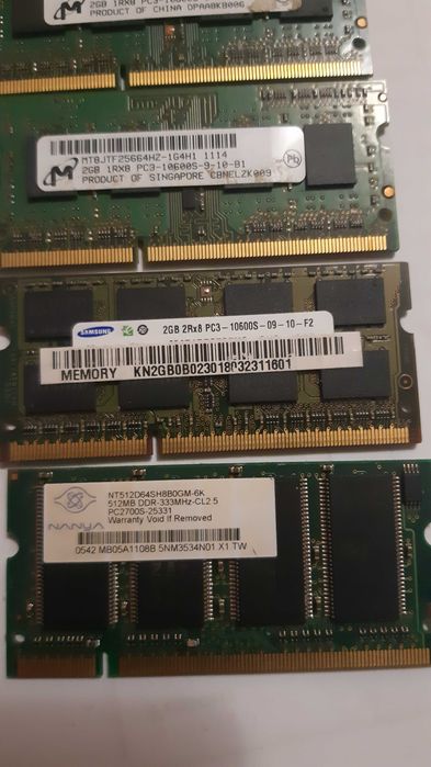 Карты оперативной памяти DDR, 2, 3, 2GB 150грн штука