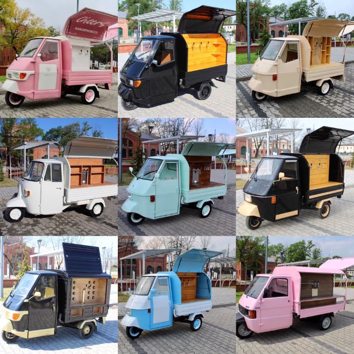 Piaggio Ape Prosecco Van mobilny bar na eventy