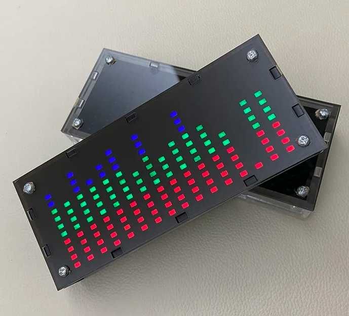 192 LED Analizator wskaźnik 8 Trybów audio spectrum widmo korektor