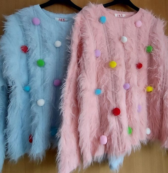 Sweterek alpaka nowy M/L