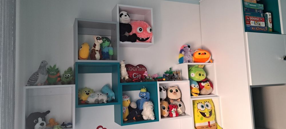 Meble dziecięce, Szafa,łóżko, biurko, półki.