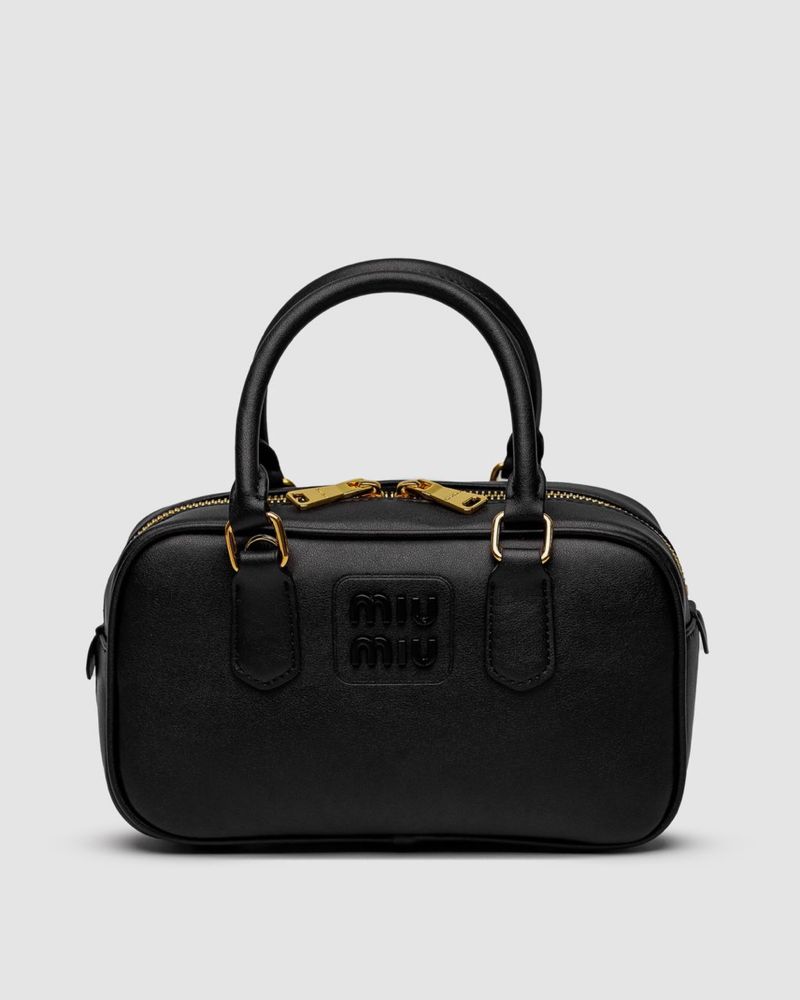 Torebka Miu Miu Arcadia Leather Bag Black