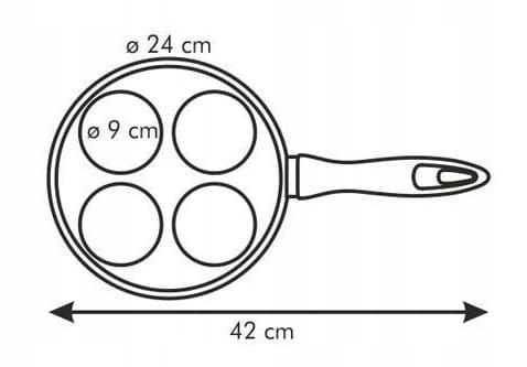 Tescoma Patelnia Do Jajek Sadzonych Fi 24Cm