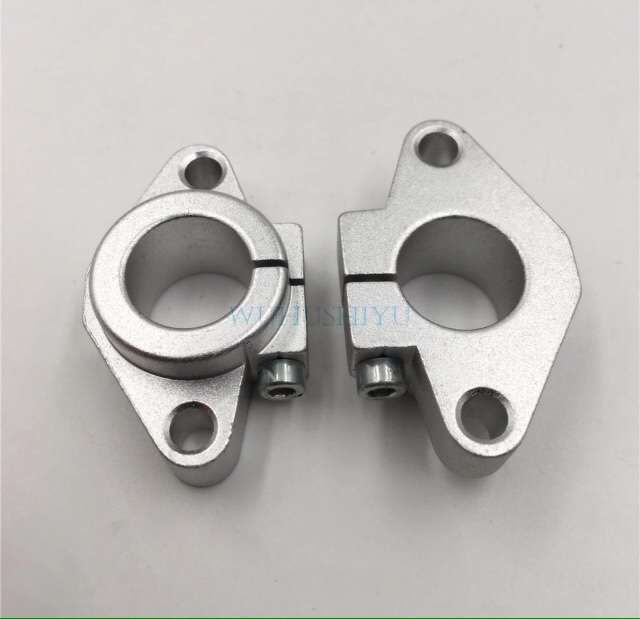 Suporte horizontal para guia ou eixo linear de 16mm para CNC.