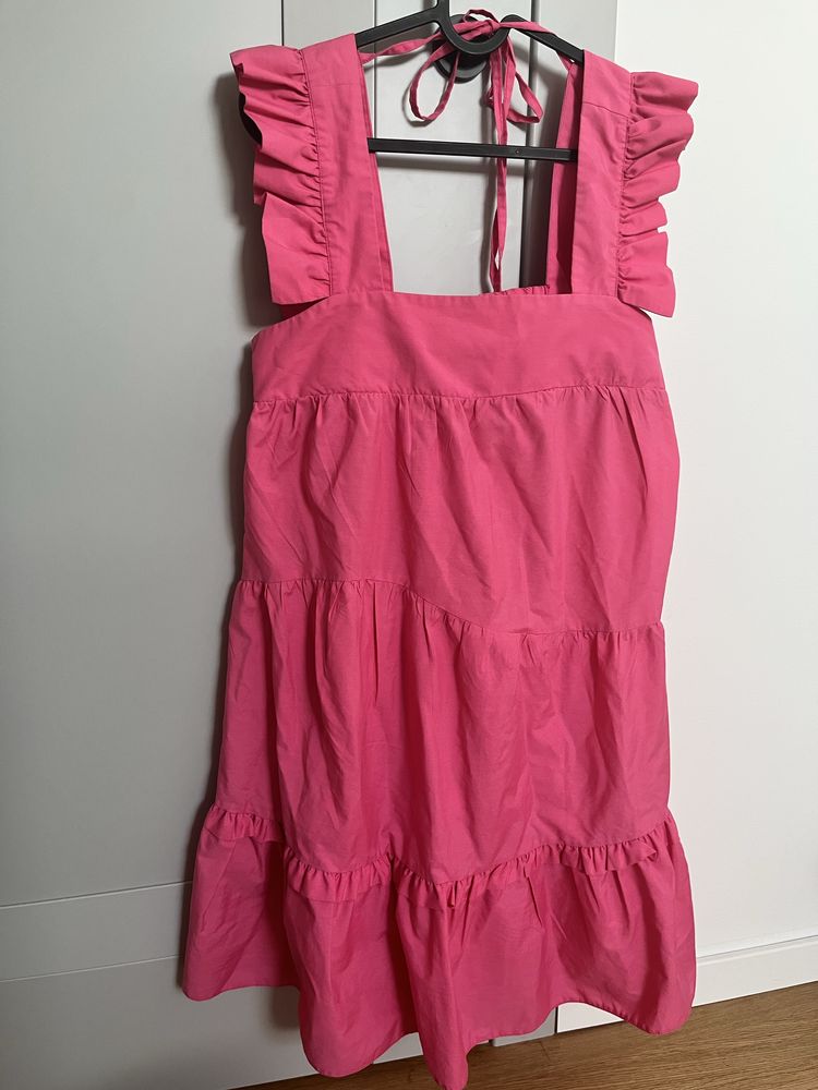 Sukienka Topshop odkryte plecy wiązana S