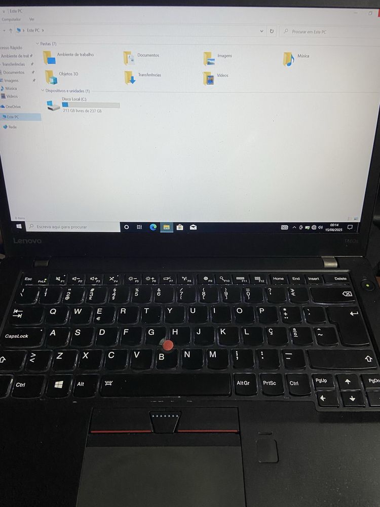 Portatil Lenovo T460s i7-6600U 12GB RAM