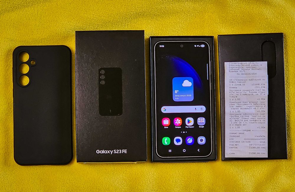 Samsung S23 FE. Офіційний, ідеальний стан