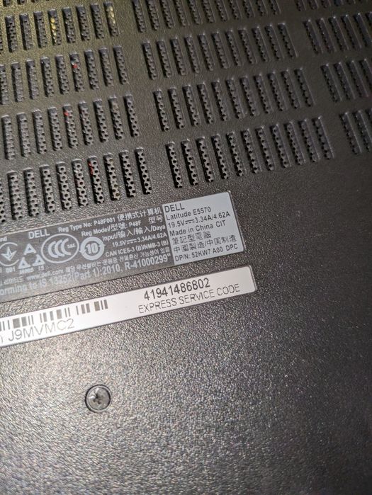 Portatil Dell Latitude E5570 nvme 256GB i5 8GB ddr4