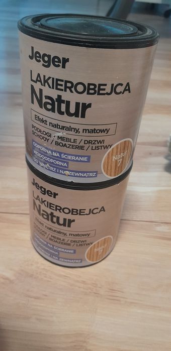 Lakierobejca NATUR 0.5 l kolor 7 Efekt naturalny JEGER