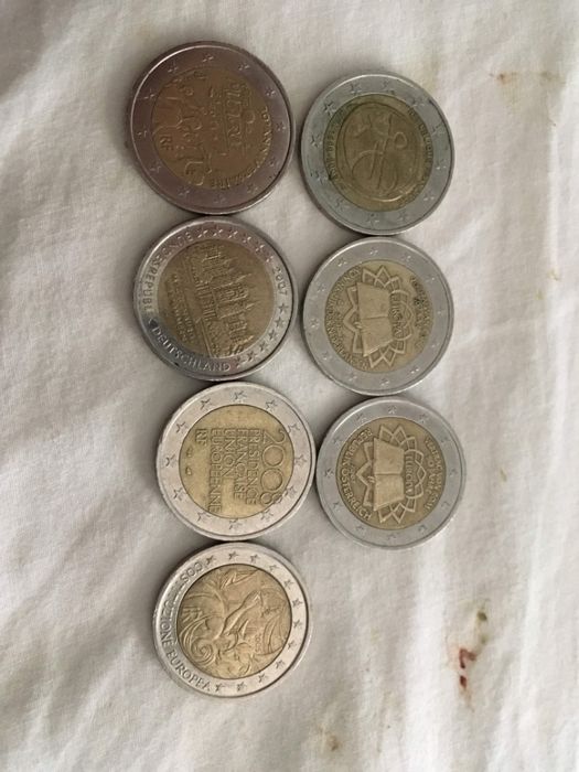 Moedas comemorativas de 2 Euros