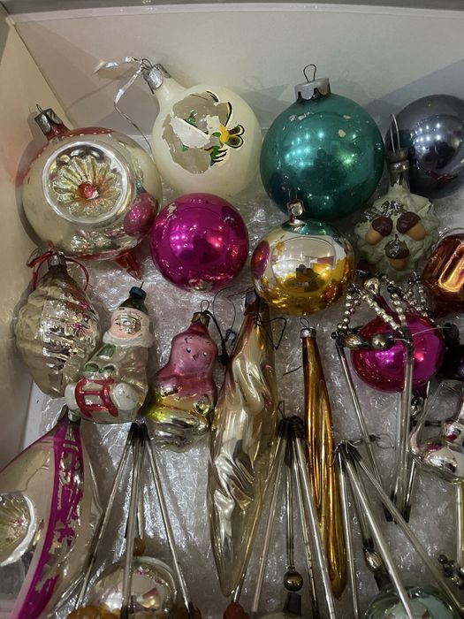 Новогодние елочные игрушки ссср