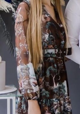 Вечірня сукня з якісного шифону