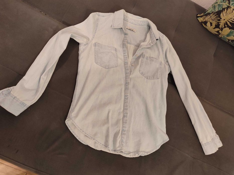 Koszula jeans s jasnonoebieska