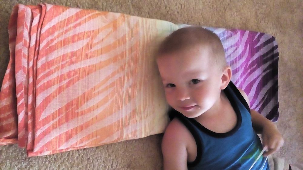 chusta do noszenia dzieci len+bawełna