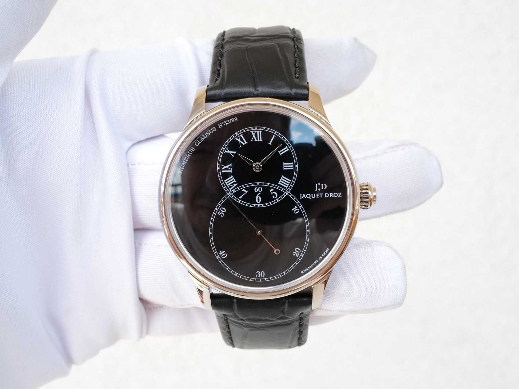 Jaquet-Droz Grande Seconde Limited Edition Black Dial White Gold 43mm