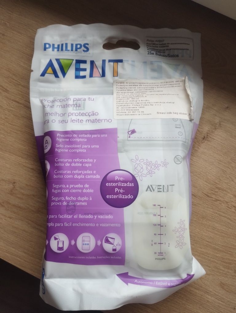 Woreczki na pokarm Philips Avent