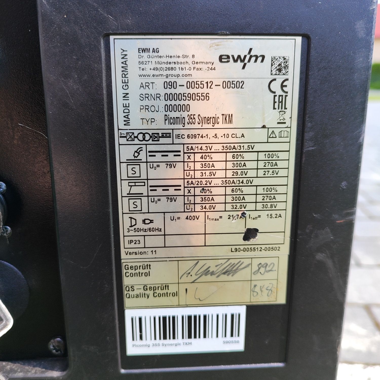 Ewm picomig 335 spawarka migomat