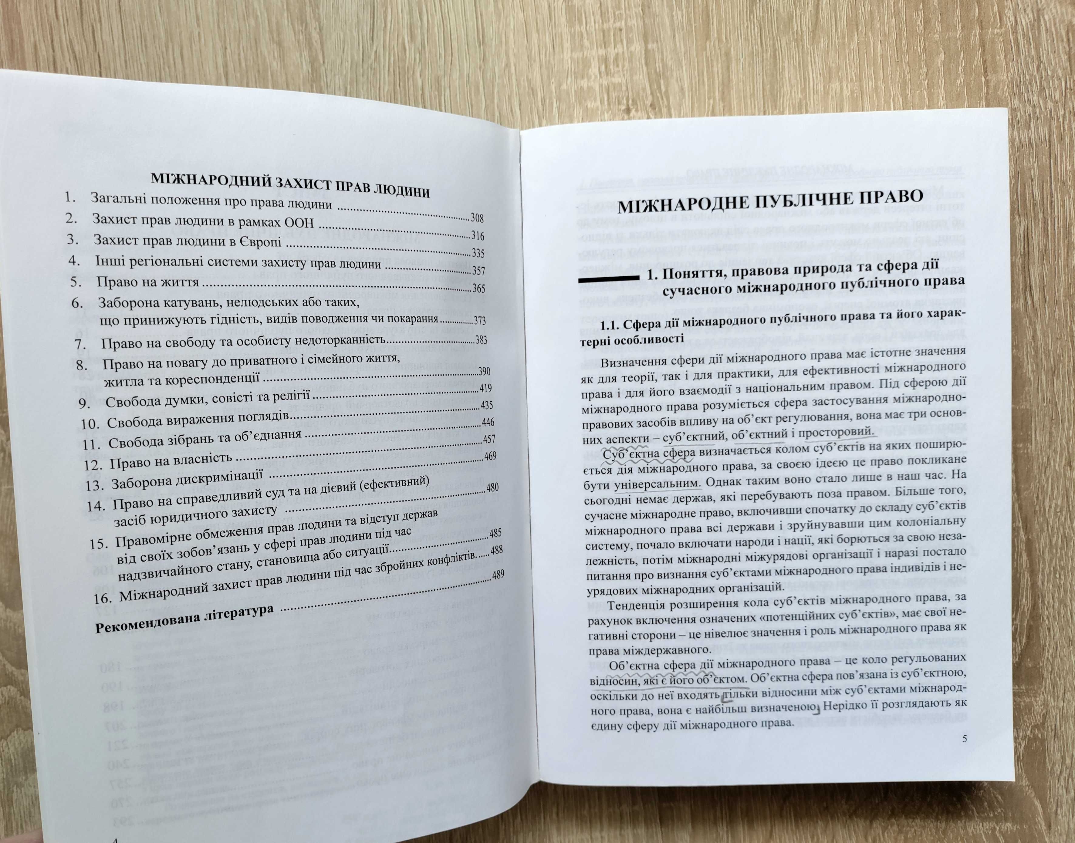 Міжнародне публічне право. Міжнародний захист прав людини.  для зно