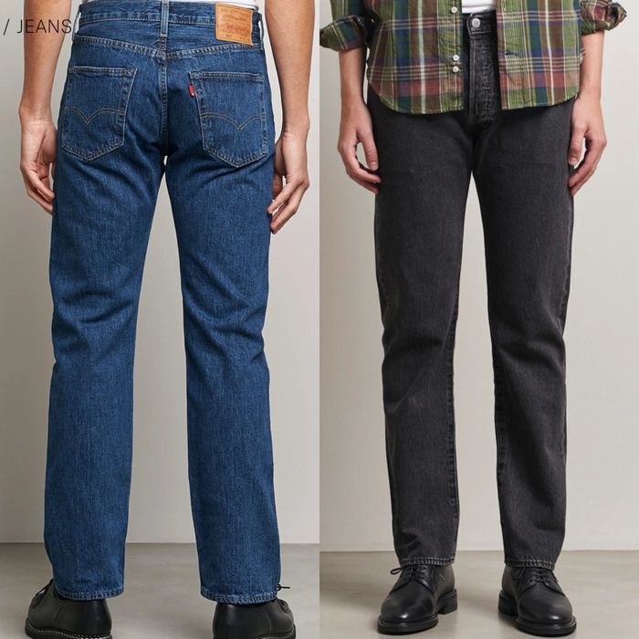 Джинси levi's 501 original fit синього та сірого кольору w38 l30