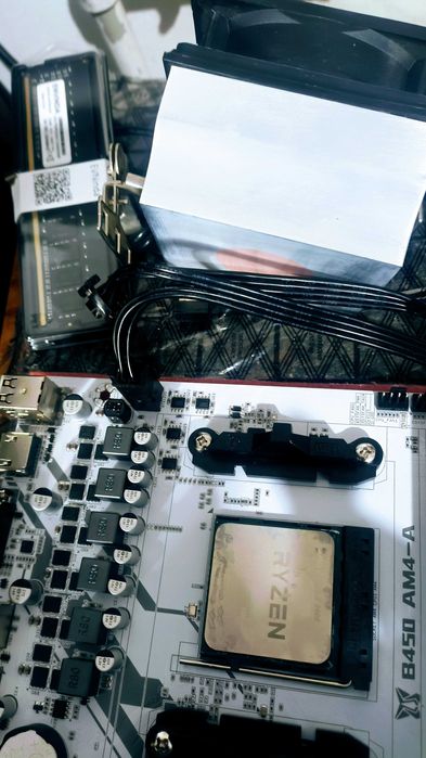 Комплект для збирання пк: B450\Ryzen 5 3600\кулер\DDR4 16GB 3200Mhz