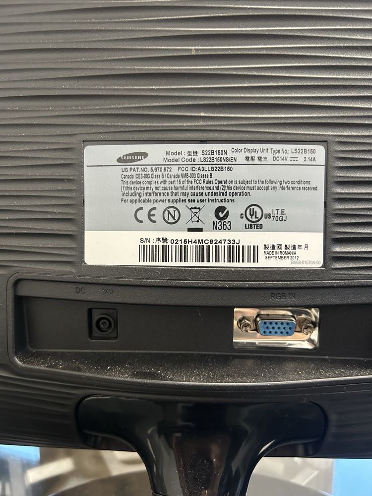 Monitor Samsung S22B150N