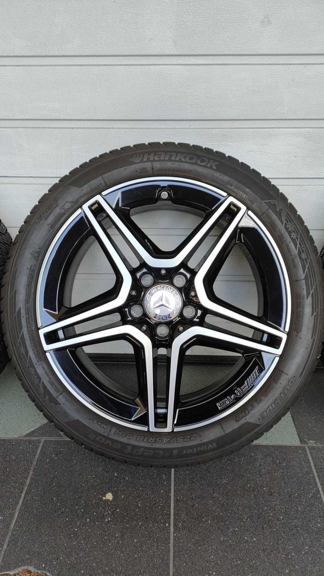 Koła AMG Mercedes A-Klasa B-Klasa CLA 18'' opony 225/45/18 TPMS OL1027