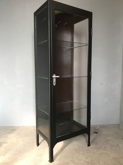 Witryna LOFT szafa INDUSTRIALNA przeszklona szafka medyczna