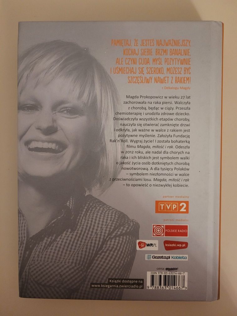 Alina Mrowińska Magda, miłość i rak