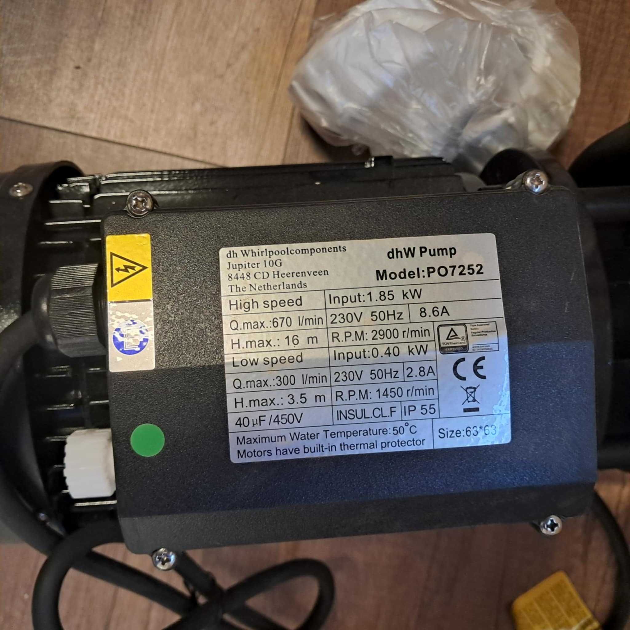 POMPA dhW Pump model PO7252
