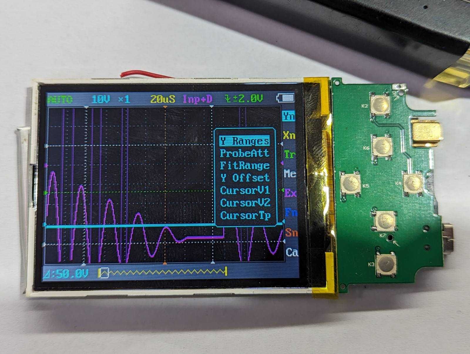 Кишеньковий цифровий осцилограф DSO Nano DSO201