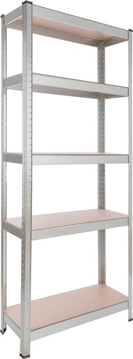 Regał AREBOS do dużych obciążeń 180x75x30 cm Nośność 350 kg 5 paneli