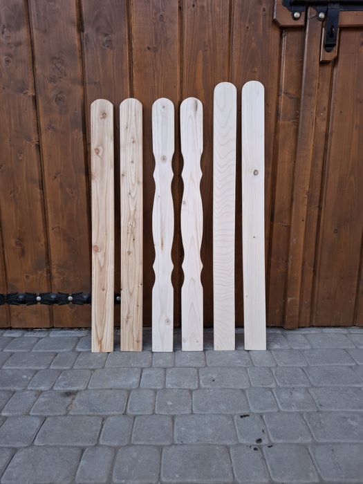 Sztachety drewniane świerk / modrzew PRODUCENT