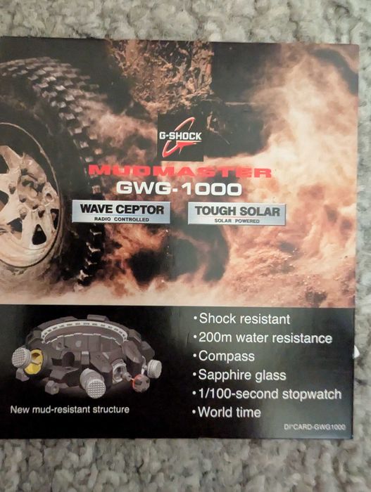 CASIO G-Shock GWG-1000-1A3ER Mudmaster