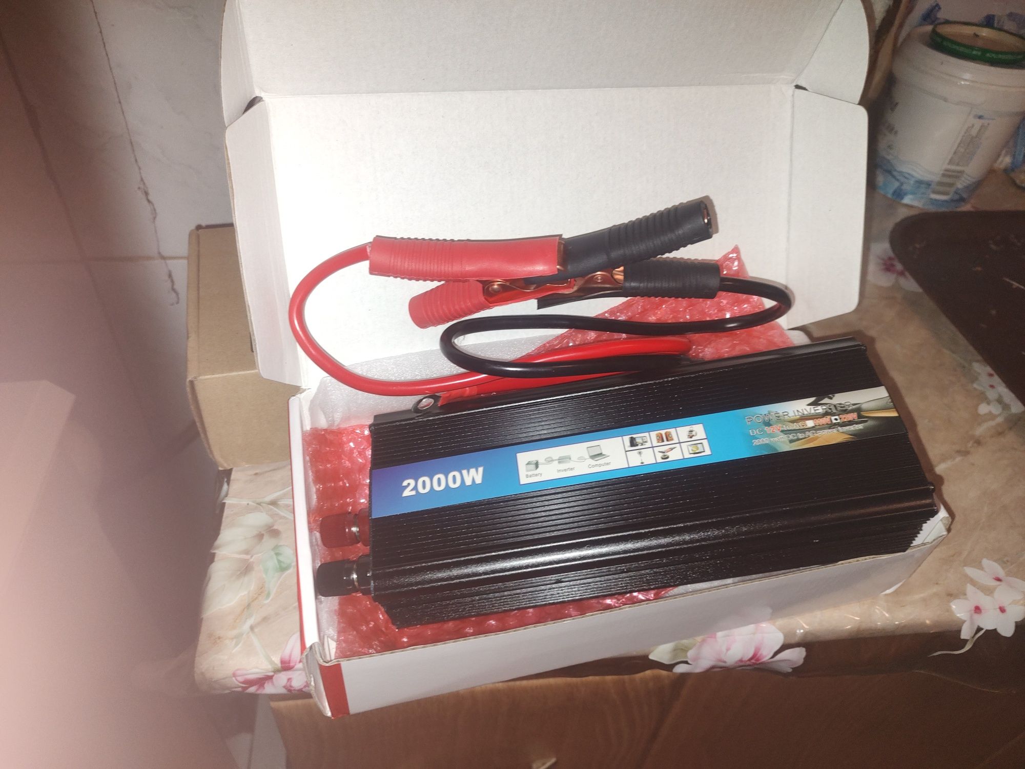 Инвертор 12 220v, автомобильный инвертор 2000w