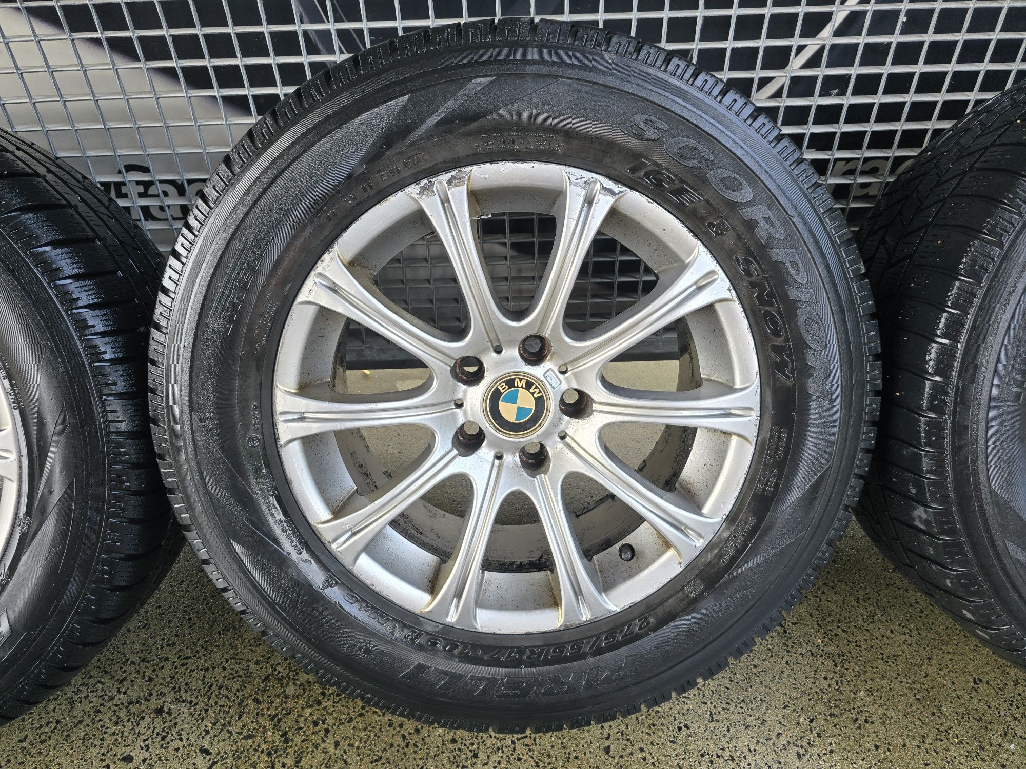 Felgi bmw x5 e60 5x120 styling 166 17R z oponami zimowymi