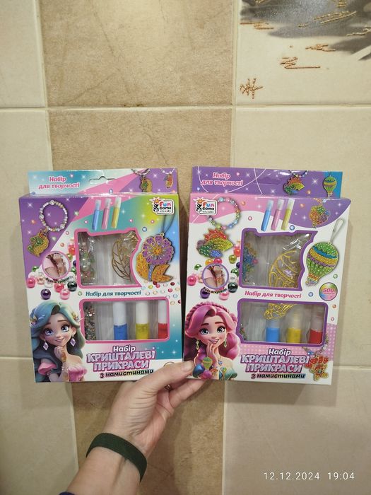 Кришталеві прикраси,витраж, хрустальные украшения