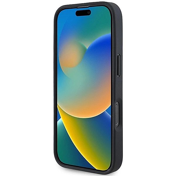 Etui BMW Leather Hot Stamp na iPhone 16 Pro - czarne