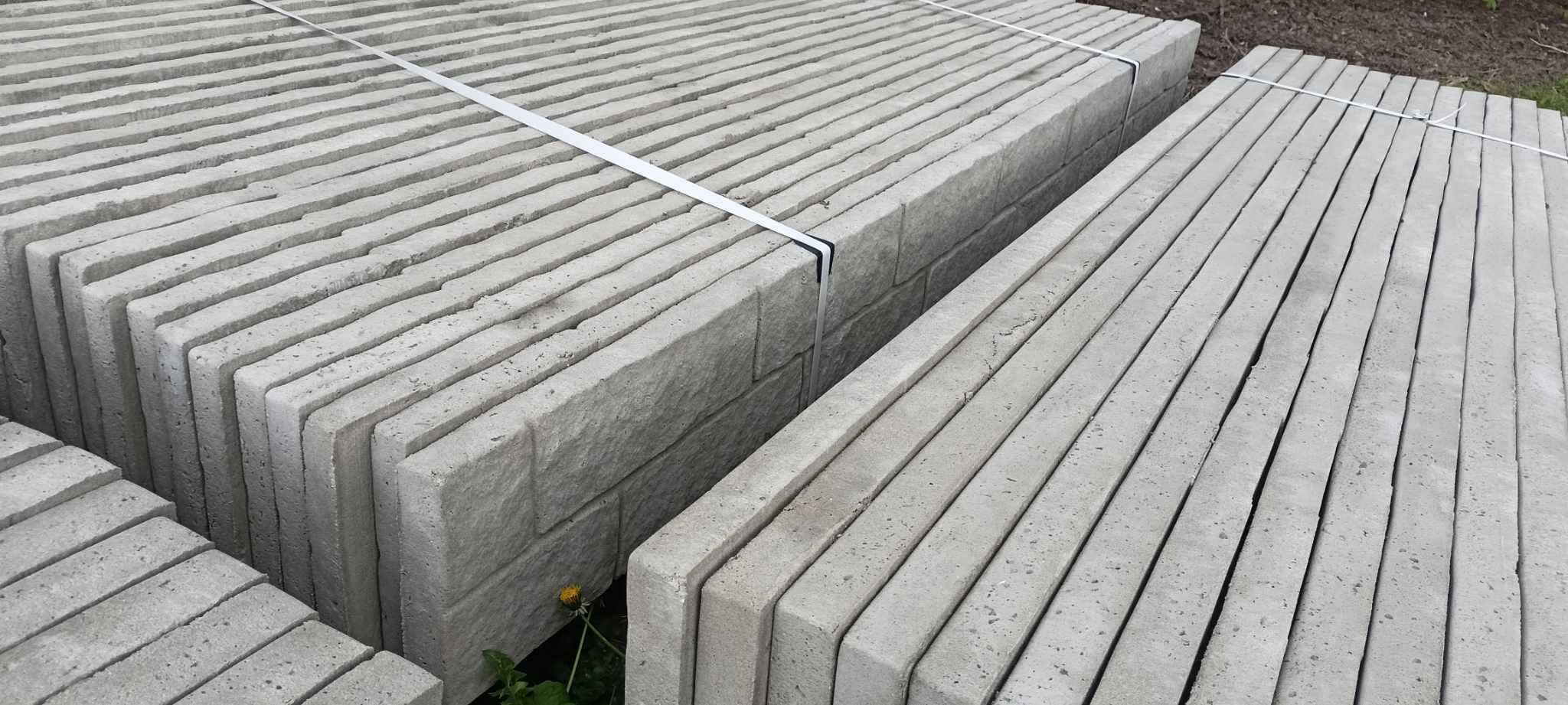Płyty betonowe, ogrodzeniowe, podmurówki betonowe 25cm, klasa pierwsza