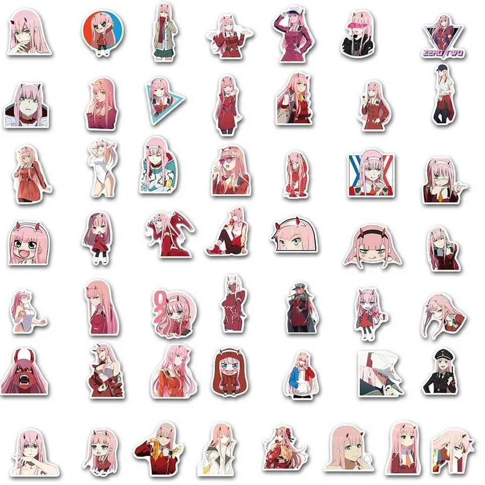 Наклейки з Soul Eater, Darling in the FranXX, Neverland
